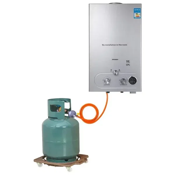 Water Heater, 12L, 4.8GPM, Stainless, Steel