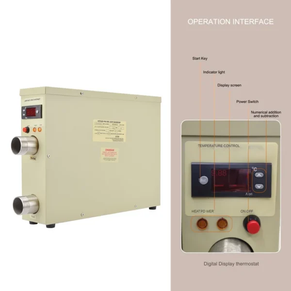 Water Heater, 15-60kW, Stainless Steel, SPA - view 2