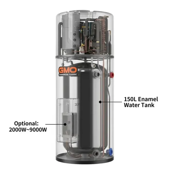 Water Heater, 150L, R134a, COP - view 3