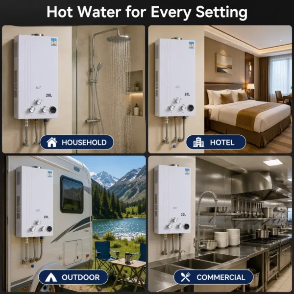 Water Heater, 40kW, LPG - view 6