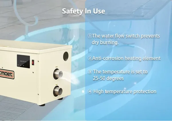 Water Heater, 50kW, 220-240V, Heat Pump - view 6