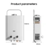 Water Heater, 6L, Portable, LPG, 12000BTU - view 2