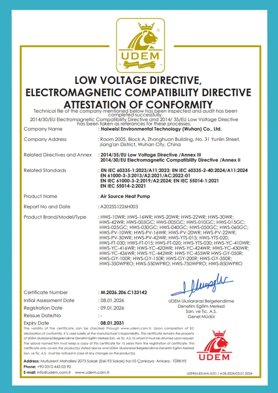 Water Heater, 8-10KW, DHW, 35db, R290 - view 5