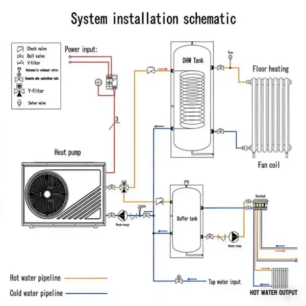 Water Heater, EVI, 15-18KW, R290 - view 3