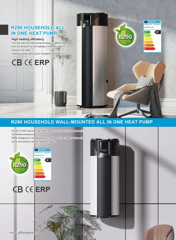 Water Heater, JIADELE, R290, Stainless, Steel - view 3