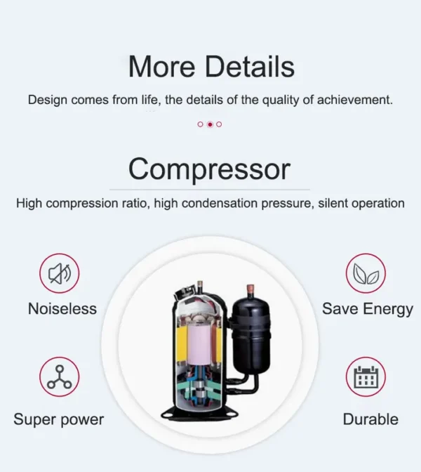 Water Heater, JIADELE, R32, Inverter, WIFI - view 3