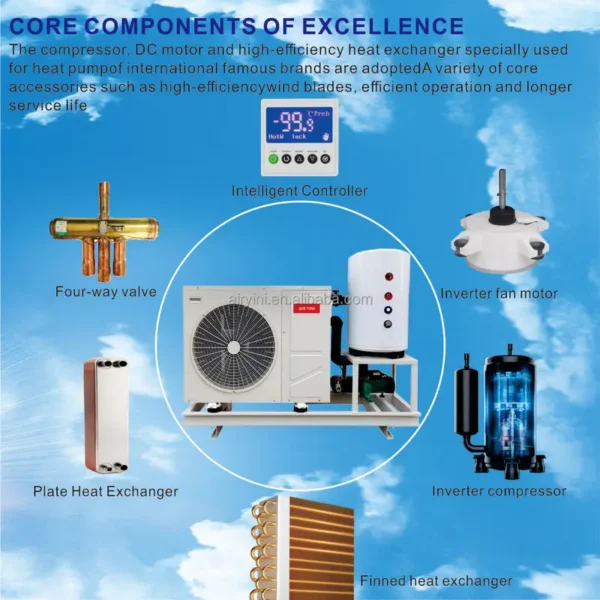 Water Heater, Monoblock, 220V, 2.20kw~8.85kw - view 3