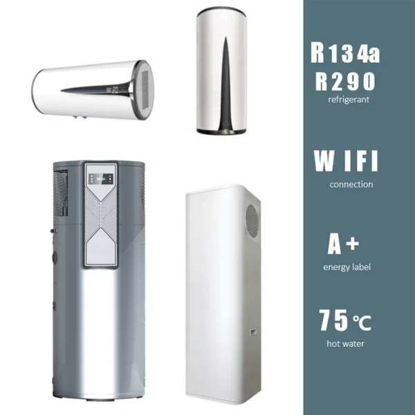Water Heater, R290, Electric, Air Source Heat Pump - view 3