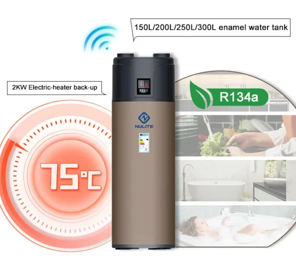 Water Heater, R290, R134A, 75C, 80C - view 4