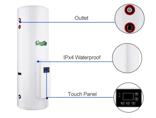 Water Heater, Solar, 150L - view 3