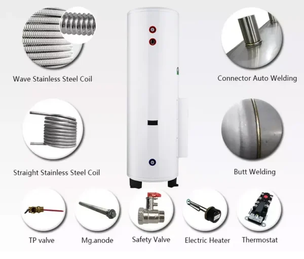 Water Heater, Solar, 150L - view 4