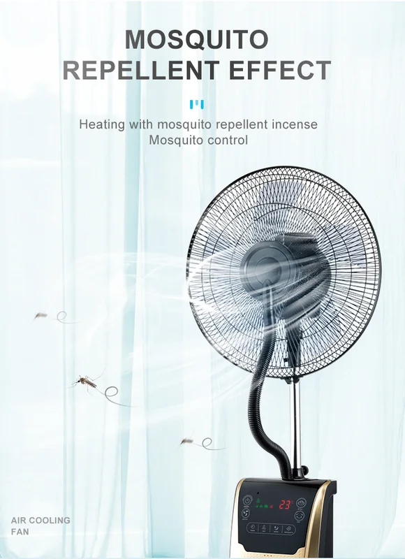 Water Mist Fan, Copper, 90, Plastic - view 2