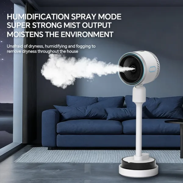 Water Mist Fan, Plastic, LED - view 3