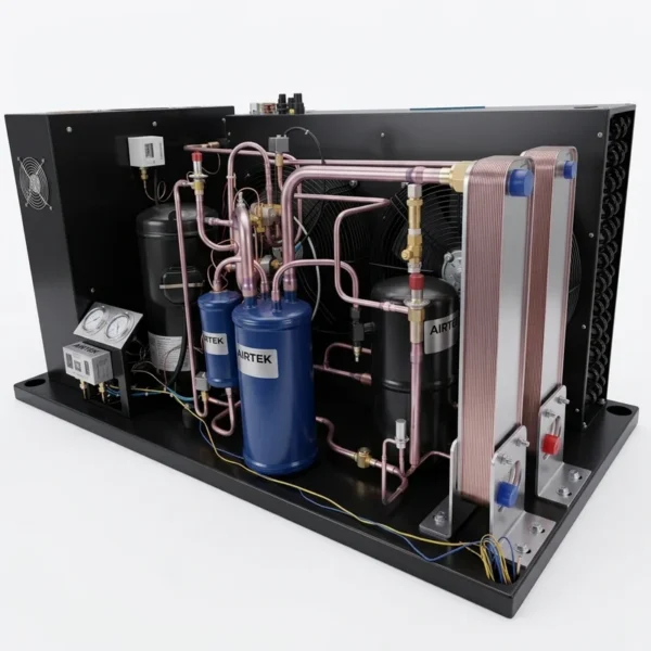 Water Source Heat Pump, R236fa, COP, 85'C - view 3