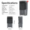 Water Tank Air Cooler, Portable, 30L - view 4