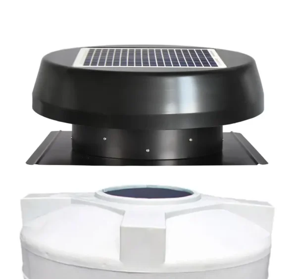 Water Tank Air Fan, Waterproof, Roof, Solar