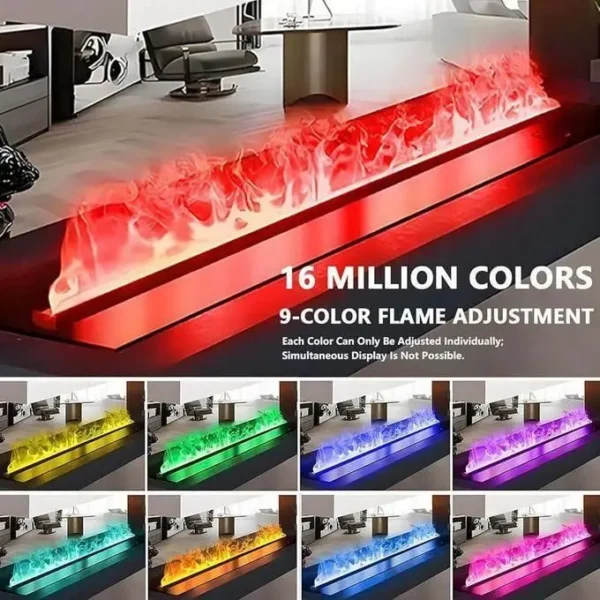 Water Vapor Fireplace, 3D, LED - view 4