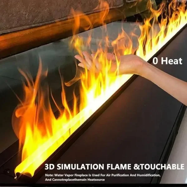 Water Vapor Fireplace, 3D, LED - view 5