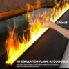 Water Vapor Fireplace, 3D, LED - view 5