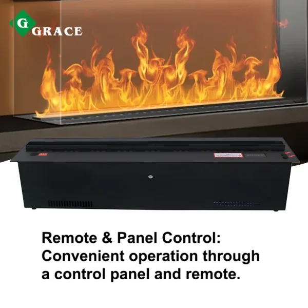 Water Vapor Fireplace, 3D, LED, RGB - view 3