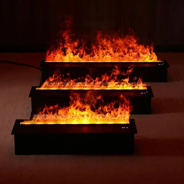 Water Vapor Steam Fireplace, 3d, 1500W, Metal