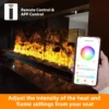 Water Vapor Steam Fireplace, 3d, 1500W, Metal - view 4