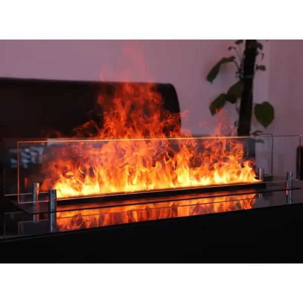 Water Vapor Steam Fireplace, 3D, Steel - view 2