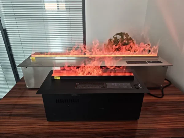 Water Vapor Steam Fireplace, 3D, Steel - view 5