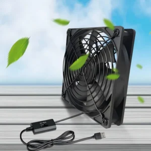Waterproof Case Fan, 120mm, 3-Speed, 25mm