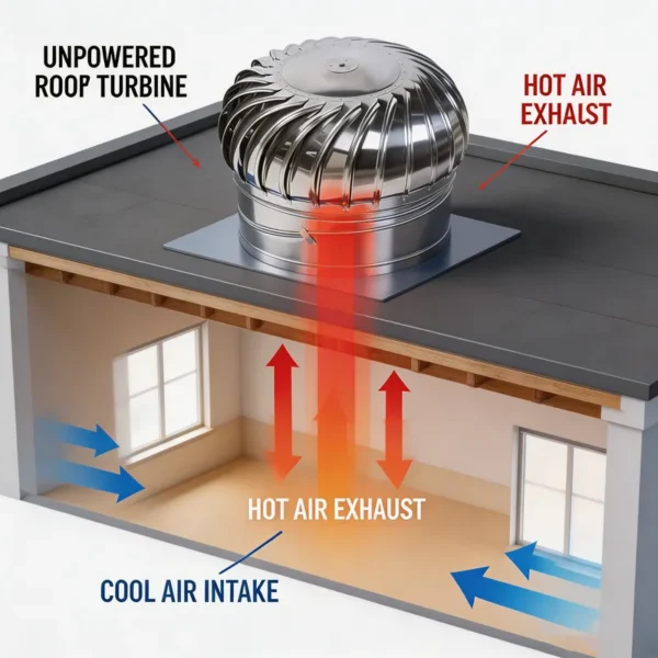 Waterproof Solar Roof Fan, 304, Stainless, Steel - view 3