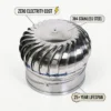 Waterproof Solar Roof Fan, 304, Stainless, Steel - view 4