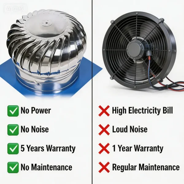 Waterproof Solar Roof Fan, 304, Stainless, Steel - view 6