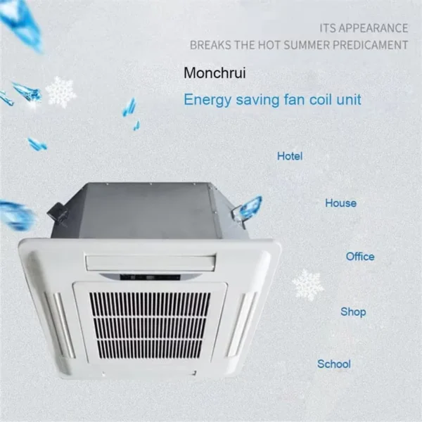 Way Cassette Fan, Ceiling, FCU - view 4