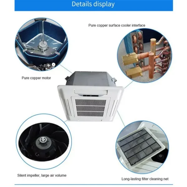 Way Cassette Fan, Ceiling, FCU - view 6