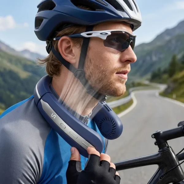 Wearable Cooling Fan, 5-Speed, Usb Charging