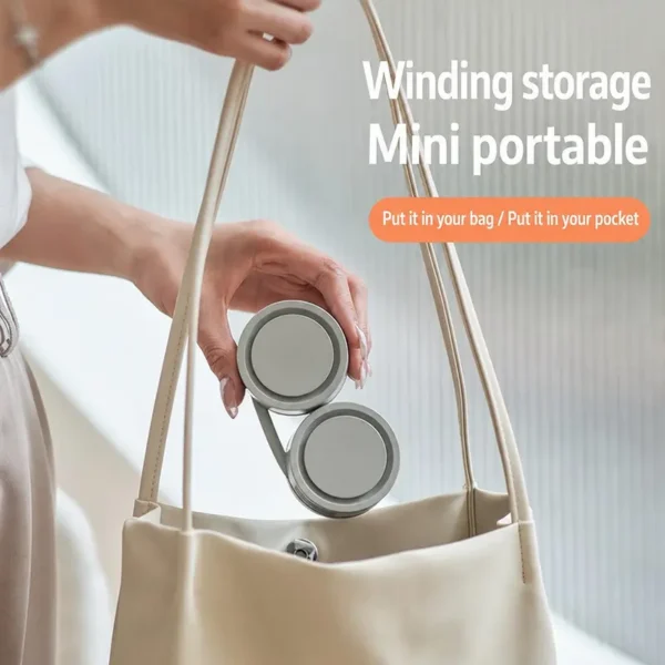 Wearable Neck Fan, 1600mAh, 5 V, Battery - view 2