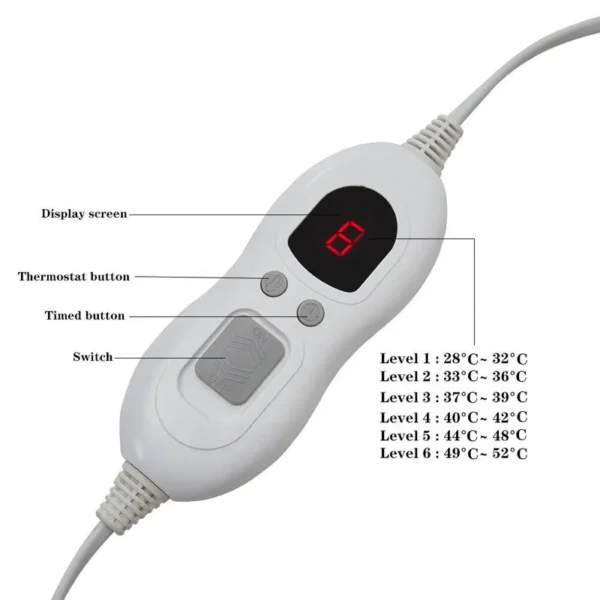 Weighted Electric Under Blanket, AC220V, EU Plug - view 5