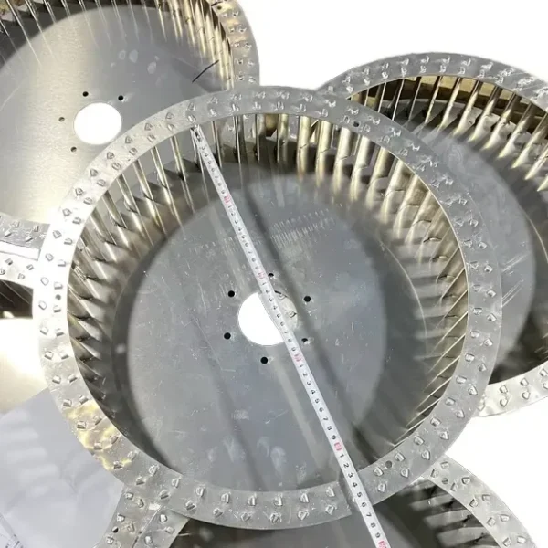 Welded Aluminum Multi-blade Impeller, 500mm, Aluminum Alloy - view 4
