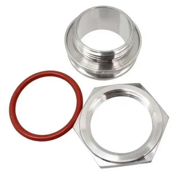 Weldless Bulkhead Tri, Stainless, Steel, SS304, 1.5"/2"