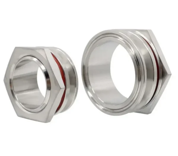 Weldless Bulkhead Tri, Stainless, Steel, SS304, 1.5"/2" - view 3