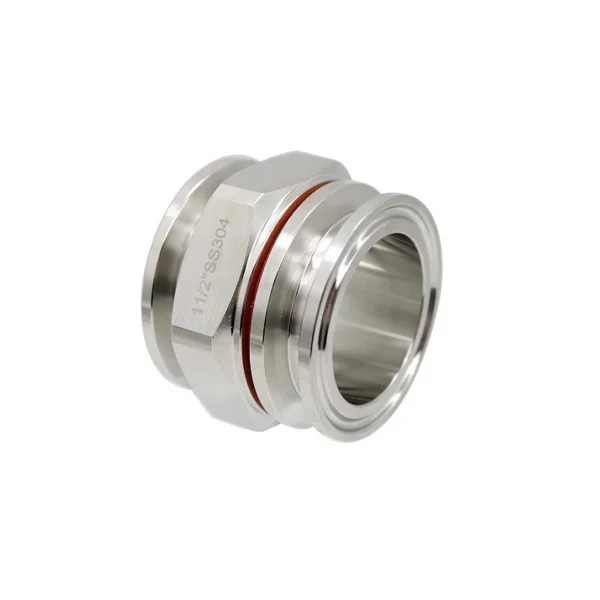 Weldless Bulkhead Tri, Stainless, Steel, SS304, 1.5"/2" - view 5