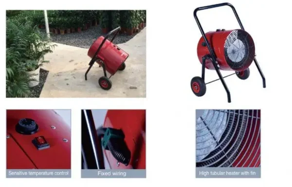 Wheeled Diesel Fan, Portable, 380 V, detail - view 3