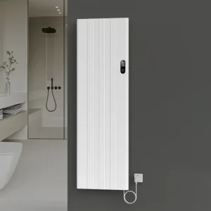White Designer Radiator, Wall, Aluminum, 3 Years