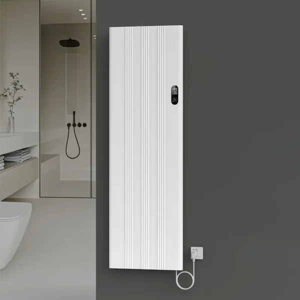 White Designer Radiator, Wall, Aluminum, 3 Years