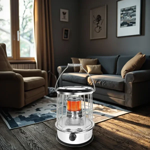 White Kerosene Heater, 6L, Portable, 2-in-1 - view 2