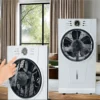 Wholesale Indoor Cooling Water Mist Fan Remote Control Plastic 360 Degree Wind Circulation - view 3