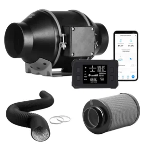 Wifi App Smart Extractor, Roof, 120V, Stainless Steel