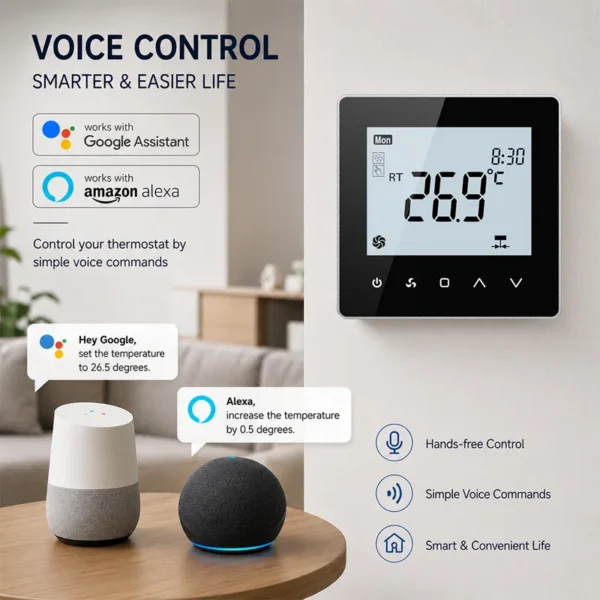 Wifi Digital Fan, IOS, 24VAC, PC - view 2