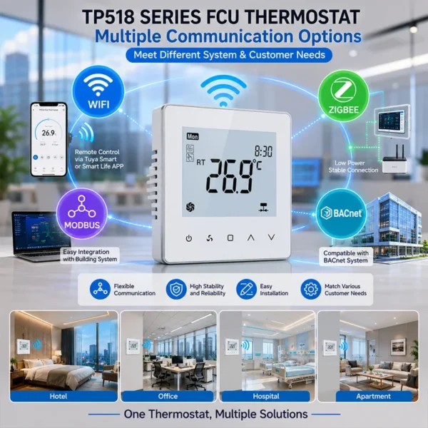 Wifi Digital Fan, IOS, 24VAC, PC - view 3