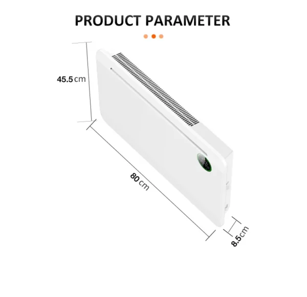 Wifi Electric Convector Panel, Wall, 500W, metal - view 5